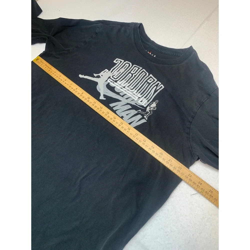Jordan Jumpman Mens Black Long Sleeve Graphic T-Shirt XL‎ Michael Jordan Sleeve